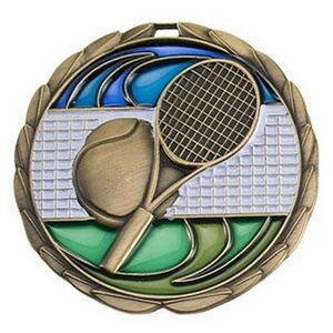 Antique Tennis Color Epoxy Medallion (2-1/2