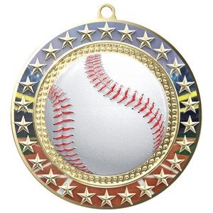 Radiant Star Baseball Medal