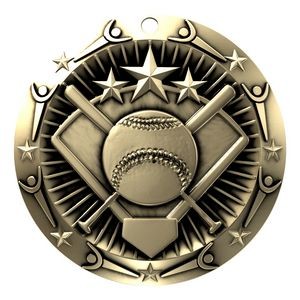 Antique Softball World Class Medallion (3")