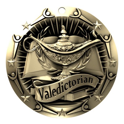 Antique Valedictorian World Class Medallion (3")