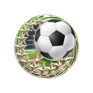 Star Blast Soccer Medal