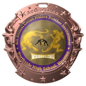 Vibraprint® 3rd Place Sport Insert Medallion (2-3/4")
