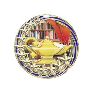 Star Blast Book & Lamp Medal