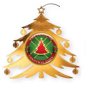 Vibraprint® Tree Holiday Ornament (3")