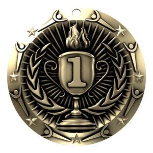 Antique 1st Place World Class Medallion (3")