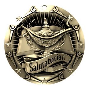 Antique Salutatorian World Class Medallion (3")