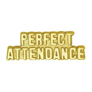 Perfect Attendance Lapel Chenille Pin