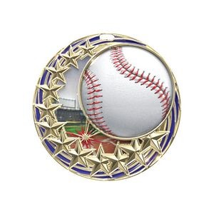 Star Blast Baseball Medal