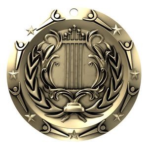Antique Music World Class Medallion (3")
