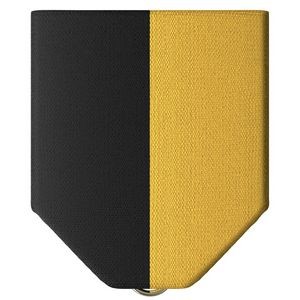 Black & Gold Ribbon Drape