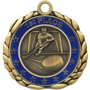 Hockey Quali-Craft Medallion (2-1/2")