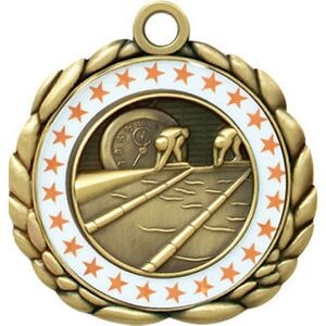 Vibraprint® Swimming Quali-Craft Medallion (2-1/2")