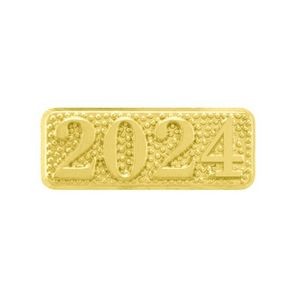 2024 Bright Gold Chenille Lapel Pin