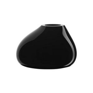 Large Ebon Black Vase