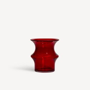 Kosta Boda Small Red Pagod Vase