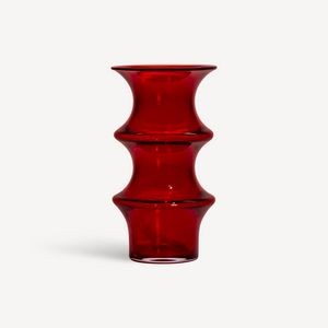 Kosta Boda Large Red Pagod Vase