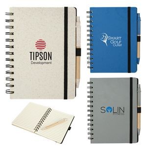 Venture Junior Wheatstraw Notebook & Pen