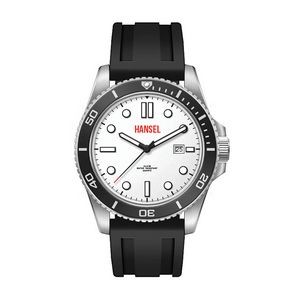 Wc5262 42.5mm Steel Silver Case, 3 Hand Mvmt, White Dial, Dte Display, Bk Rotating Bezel, Silicone S