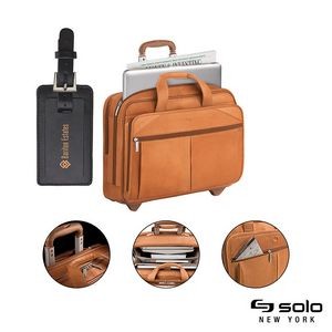 Solo NY Walker Leather Rolling Case