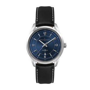 Wc5117 33mm Metal Silver Case, 3 Hand Mvmt, Blue Dial, Dte Display, Leather Strap, Flatm Mineral Cry