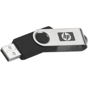 16 GB Swivel USB Flash Drive with Key Chain