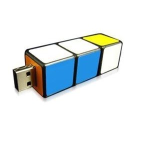 3.0 Puzzle Cube USB Drive w/Key Chain (128 GB)