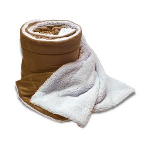 Oversize Micro Mink Sherpa Blanket