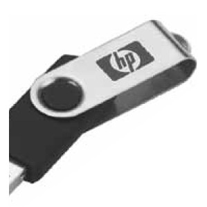 128 GB Swivel USB Flash Drive w/Key Chain (3.0 Speed)