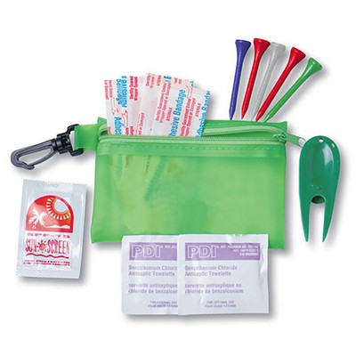 Zipper Tote Bag w/ Clip Express Golf Care Kit