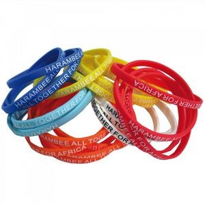 Skinny Bands Color Filled Wristbands