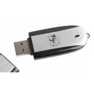 128 GB Oval USB Flash Drive w/Key Chain (3.0 Speed)