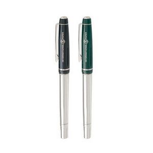 Monarch Enamel Chrome Accented Rollerball Pen