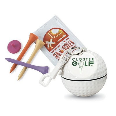 Golf Ball Pro Golfers Kit w/ Hook & Clip
