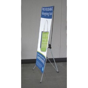 X-Banner Stand with 24" x 63" Banner