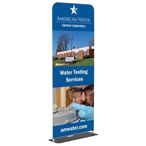 Tension Fabric Banner Stand with 36" x 90" Banner