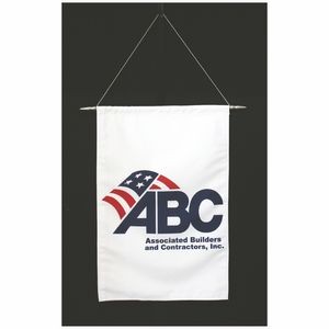 Polyester Podium Banner 20" x 30" Printed In Dye Sublimation