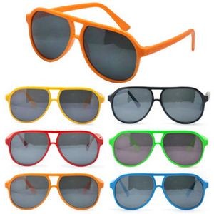 Plastic Aviator Sunglasses Fun Colors
