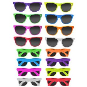 Neon Color Wayfa-Voyager Style Sunglasses