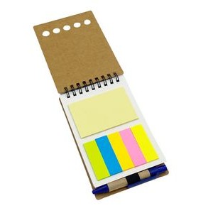 Eco-Friendly Complete Set Spiral Notepad Jotter With Pen