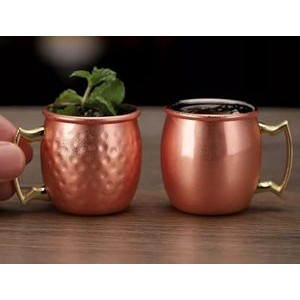 2oz Hammered Mini Moscow Shot Cup