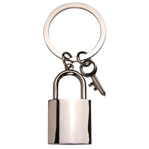 Charm Key & Lock Key Chain