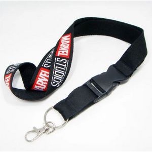 3/8 Woven Lanyard with Buckle Release