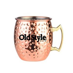 18oz Hammered Copper Moscow Mule