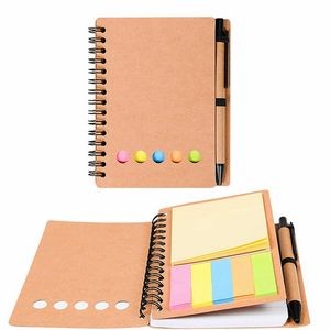 Eco-Friendly Pocket Complete Set Spiral Notebook