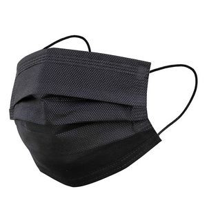Black Disposable 3 Ply Masks