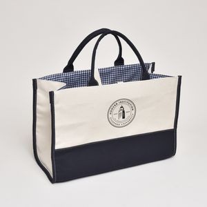 Small Canvas Gingham Tote