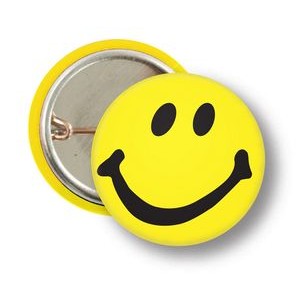 1" Round Smile Face Stock Buttons