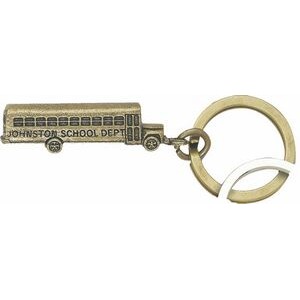 School Bus Key Tag & Key RIng