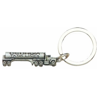 Tanker Truck Key Tag & Key Ring