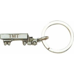 Gravel Hauler Truck Key Tag & Key Ring